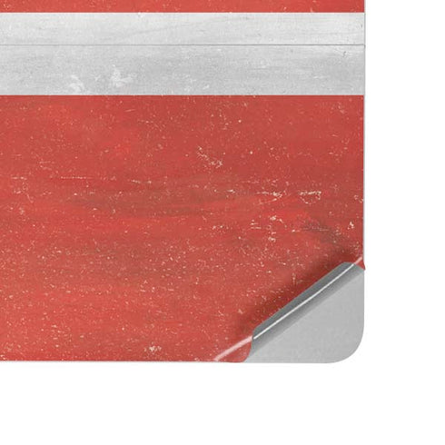 Denmark Flag Distressed Surface Laptop Studio Skin
